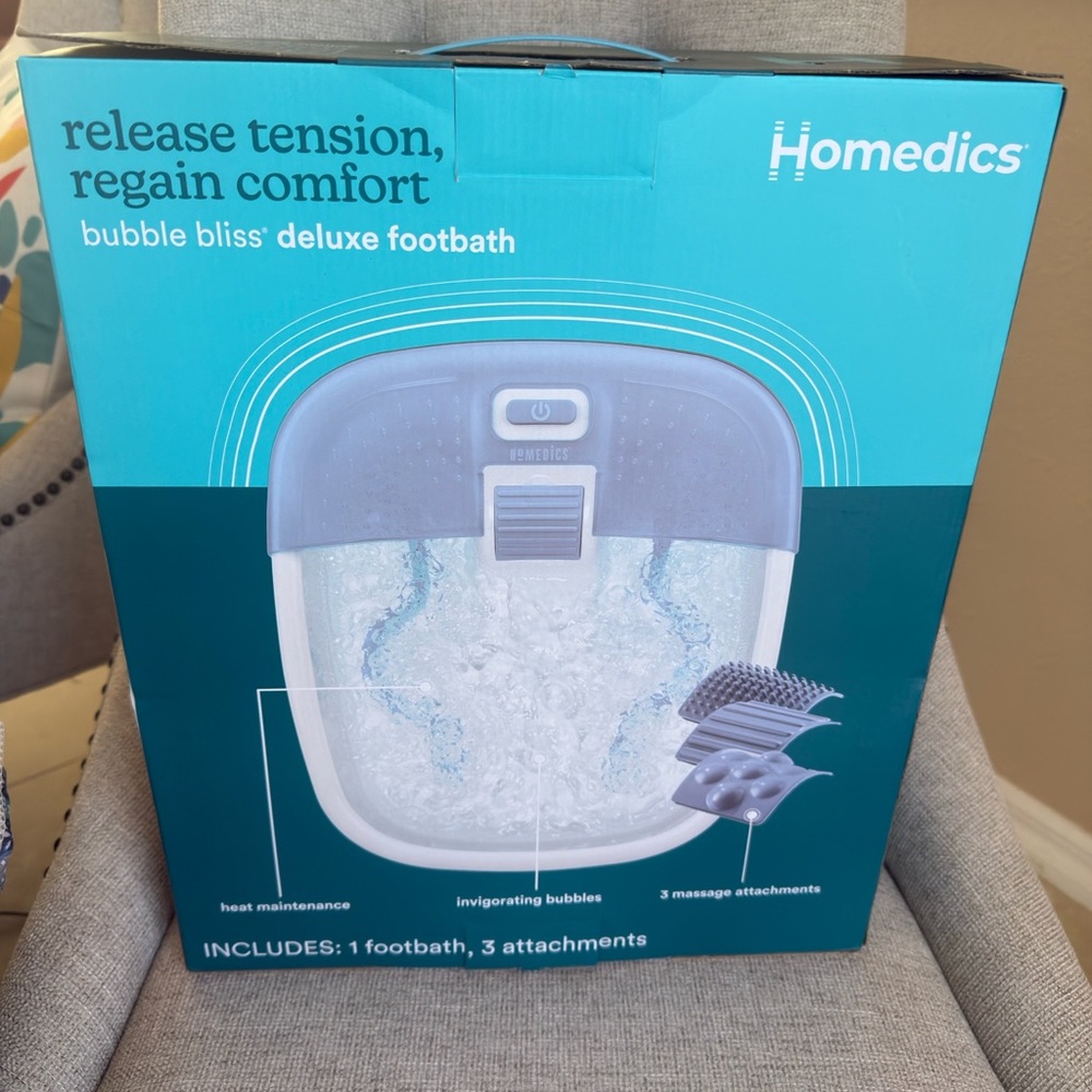 Homedics Bubble Bliss Deluxe Footbath